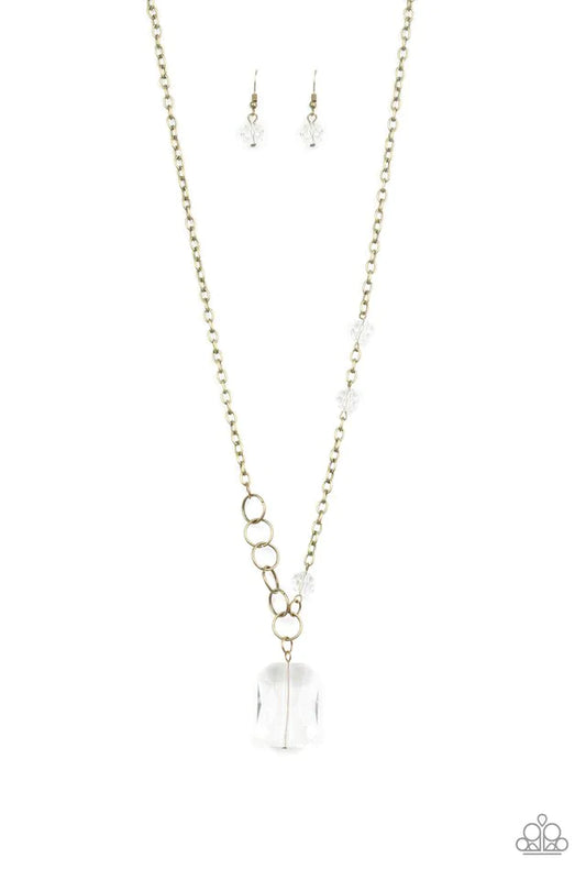 Paparazzi Necklace ~ Never a Dull Moment - Brass