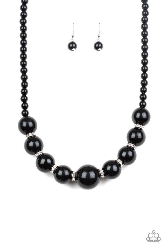 Paparazzi Necklace ~ SoHo Socialite - Black