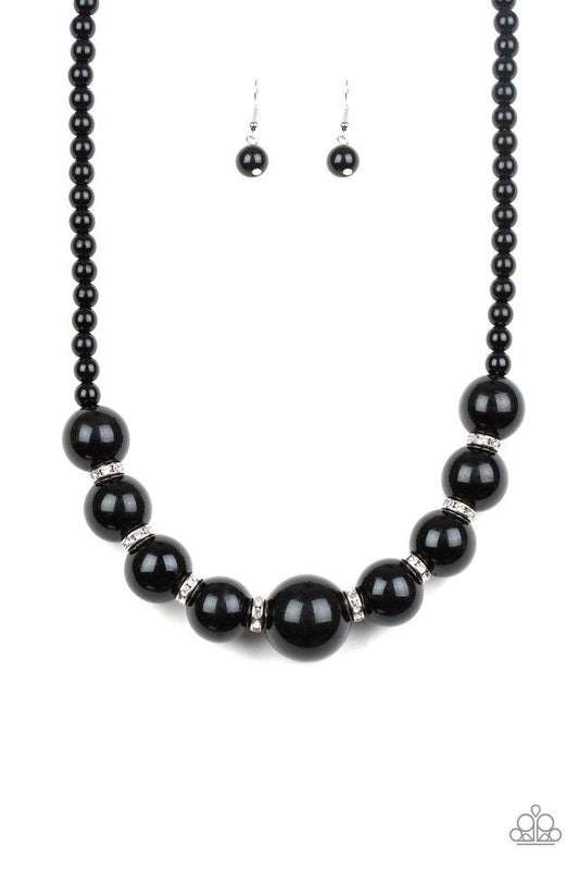 Paparazzi Necklace ~ SoHo Socialite - Black