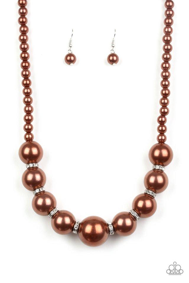 Paparazzi Necklace ~ SoHo Socialite - Brown
