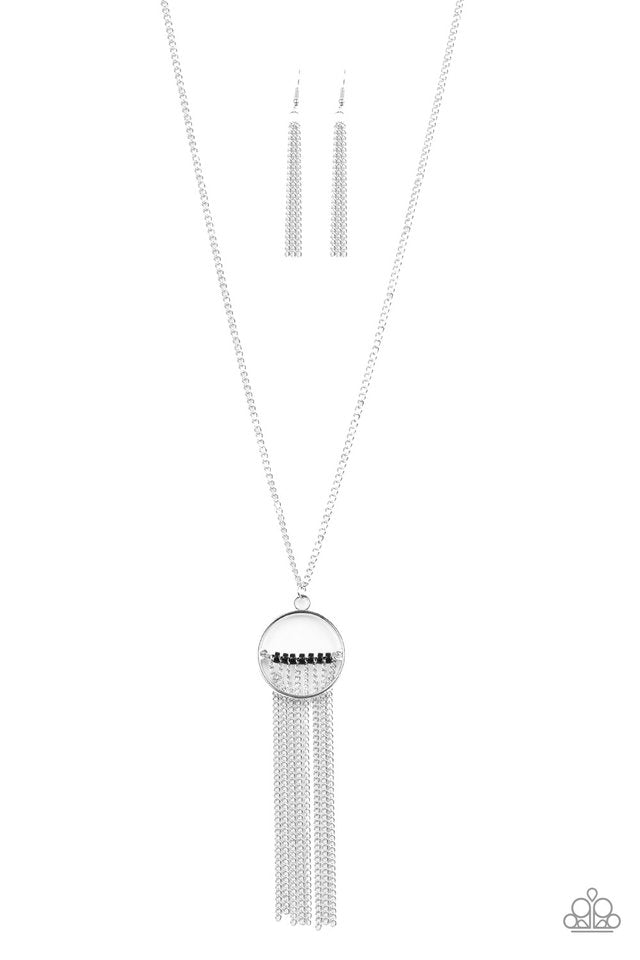 Terra Tassel - Black - Paparazzi Necklace Image
