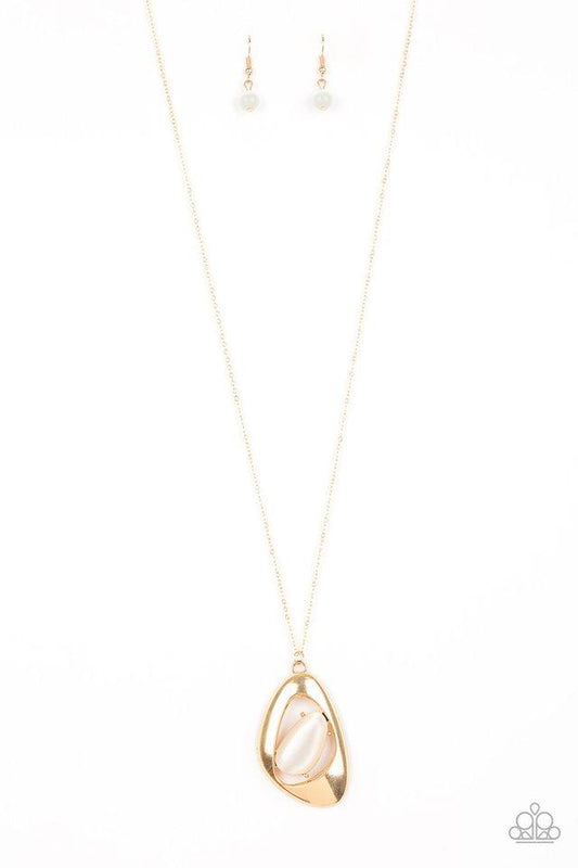 Paparazzi Necklace ~ Asymmetrical Bliss - Gold