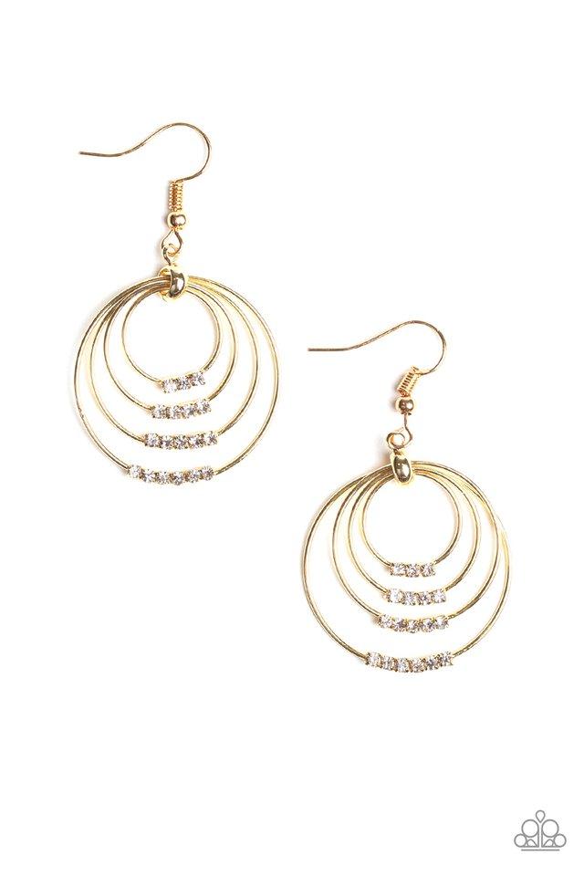 Paparazzi Earring ~ Sparkle Spectrum - Gold