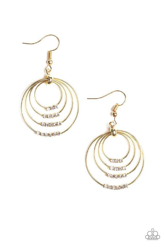 Paparazzi Earring ~ Sparkle Spectrum - Gold