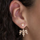 Autumn Shimmer - Rose Gold - Paparazzi Earring Image