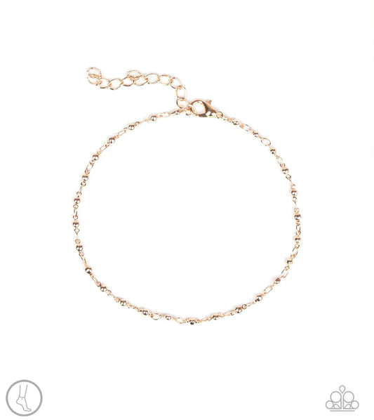 Paparazzi Bracelet ~ Shore Shimmer - Rose Gold