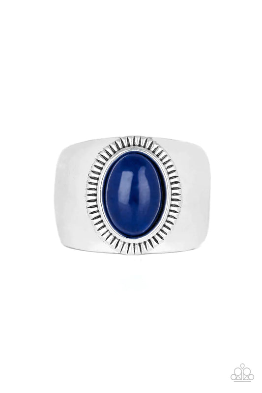 Paparazzi Ring ~ The Prospector - Blue