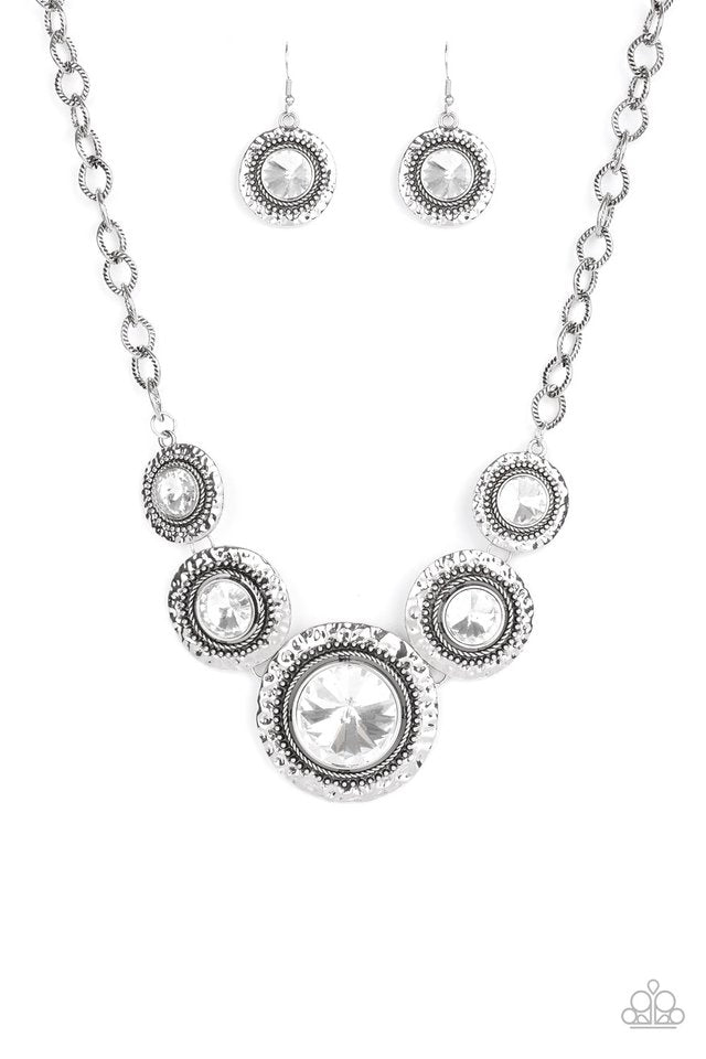 Global Glamour - White - Paparazzi Necklace Image