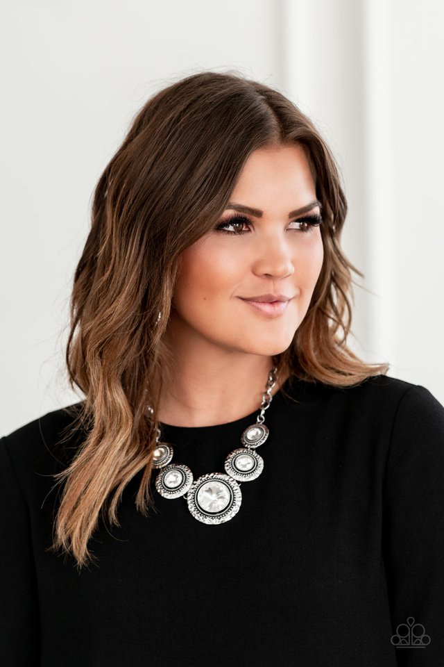 Global Glamour - White - Paparazzi Necklace Image
