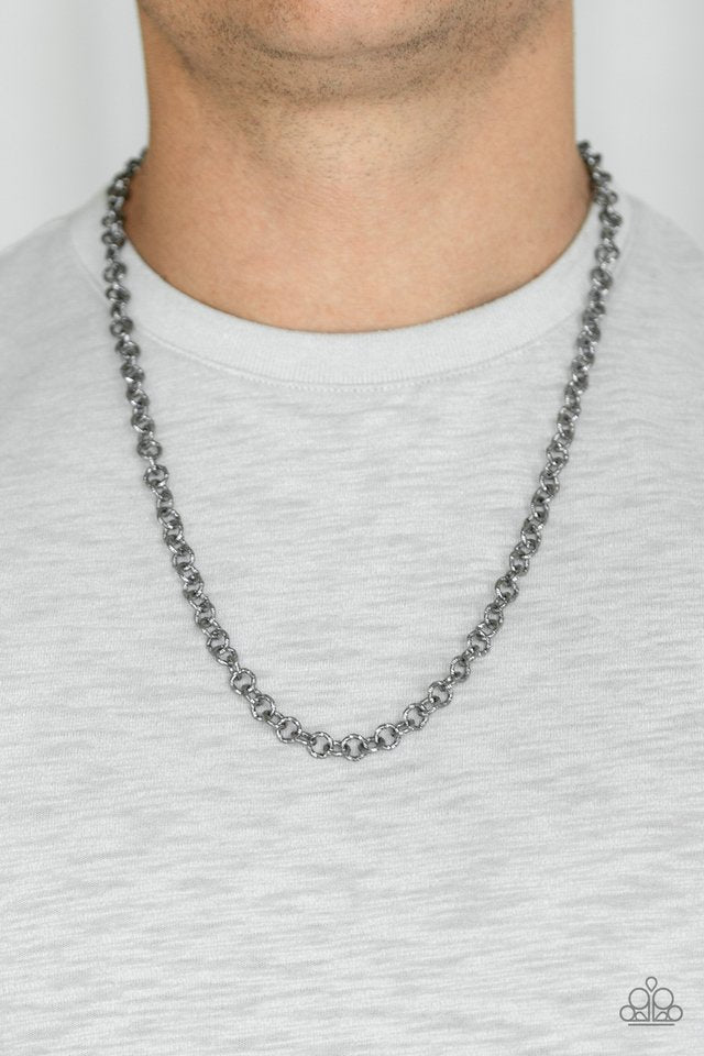Courtside Couture - Black - Paparazzi Necklace Image