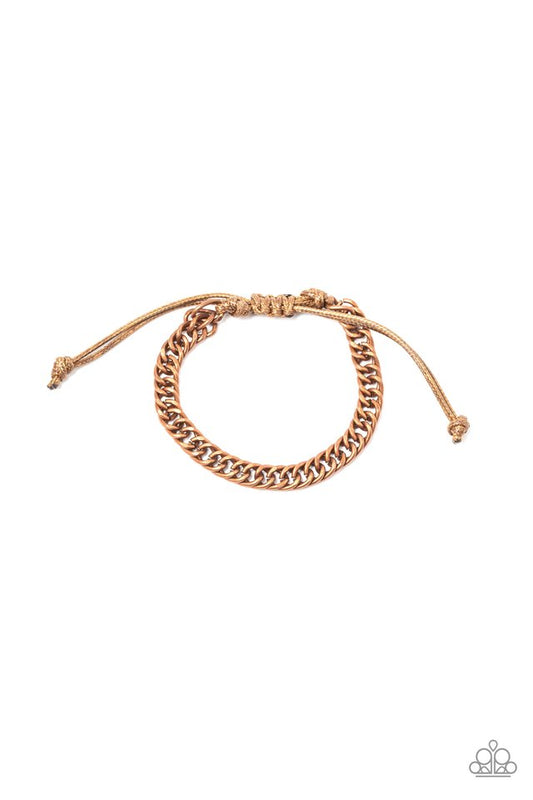 AWOL - Copper - Paparazzi Bracelet Image