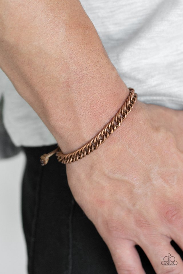 AWOL - Copper - Paparazzi Bracelet Image