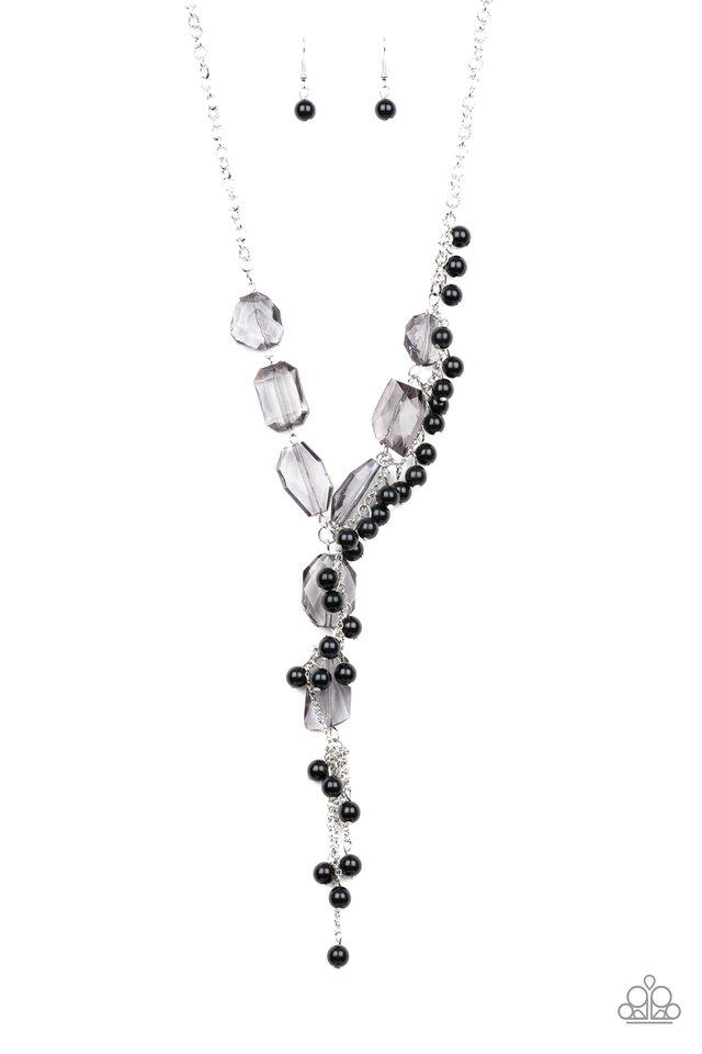 Paparazzi Necklace ~ Prismatic Princess - Black