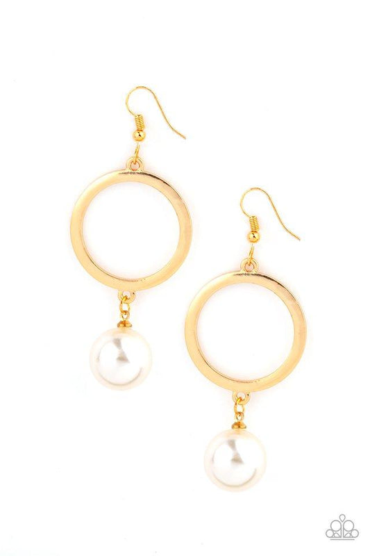 Paparazzi Earring ~ SoHo Solo - Gold