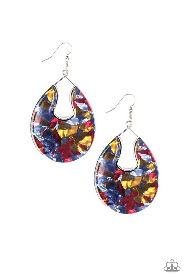 Paparazzi Earring ~ Pool Hopper - Multi