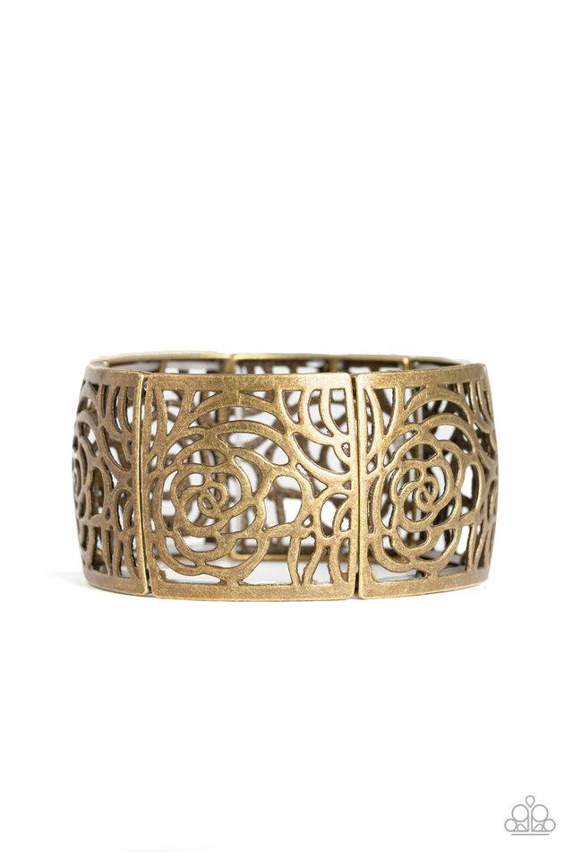 Paparazzi Bracelet ~ Victorian Variety - Brass