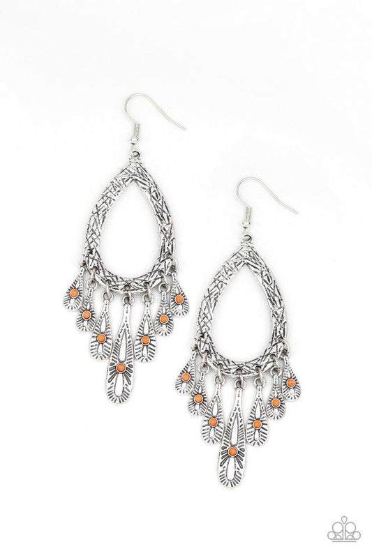 Paparazzi Earring ~ Cool Colada - Orange