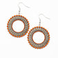 Rural Ripple - Orange - Paparazzi Earring Image