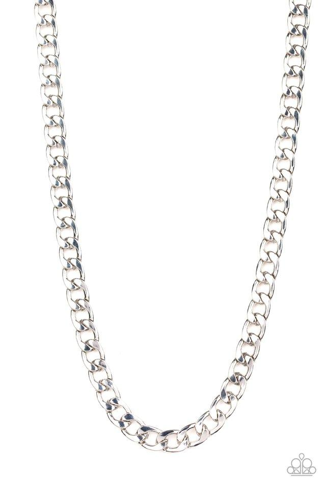 Paparazzi Necklace ~ The Underdog - Silver
