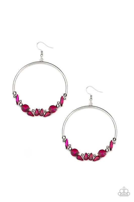 Business Casual - Pink - Paparazzi Earring Image