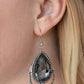 Famous - Silver - Paparazzi Earring Image