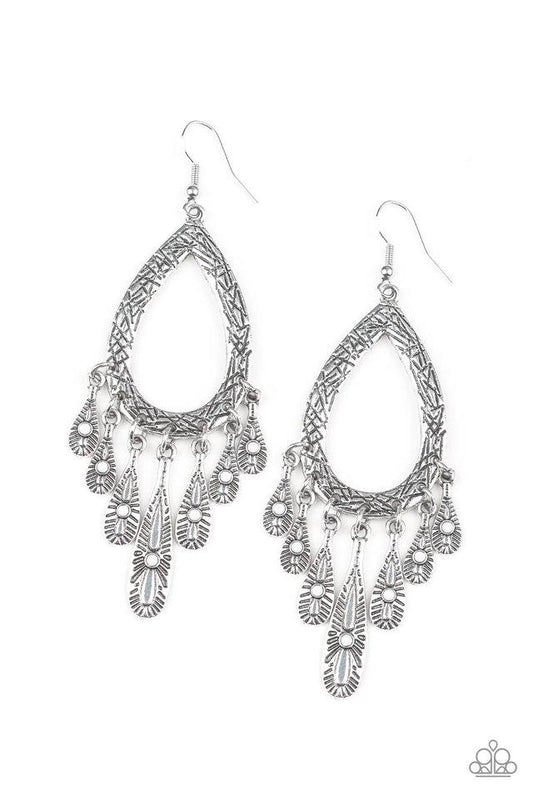 Paparazzi Earring ~ Cool Colada - White