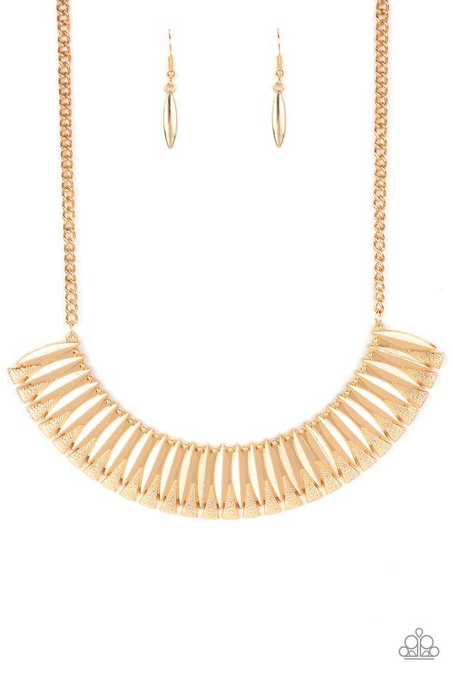 Paparazzi Necklace ~ My Main MANE - Gold