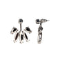Stunningly Striking - Black - Paparazzi Earring Image
