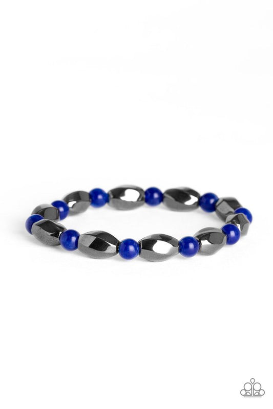To Each Their Own - Blue - Paparazzi Bracelet Image