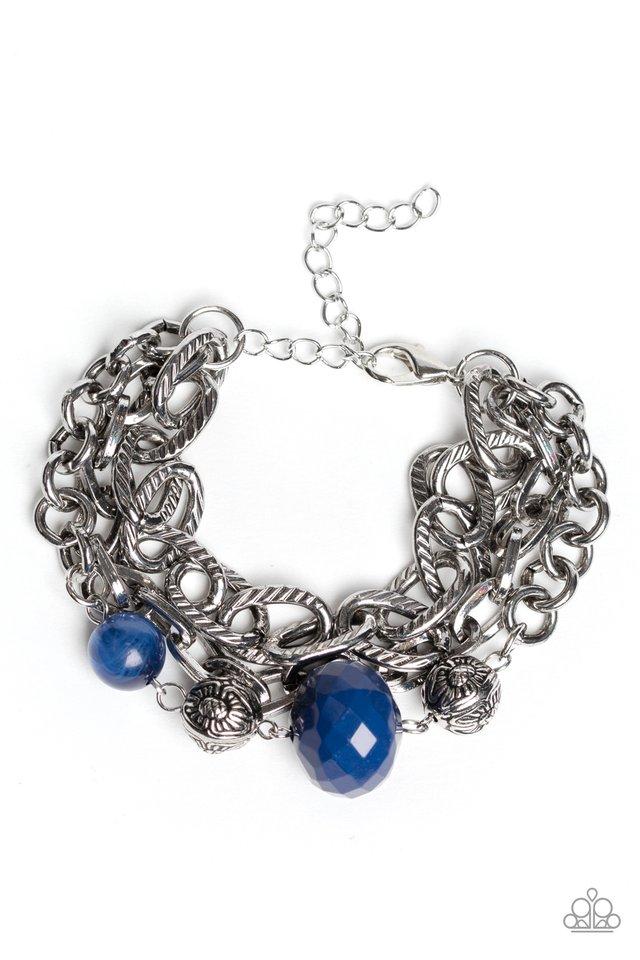 Paparazzi Bracelet ~ Mega Malibu - Blue