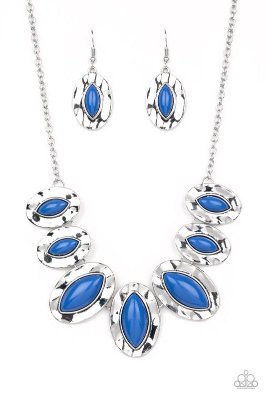 Terra Color - Blue - Paparazzi Necklace Image