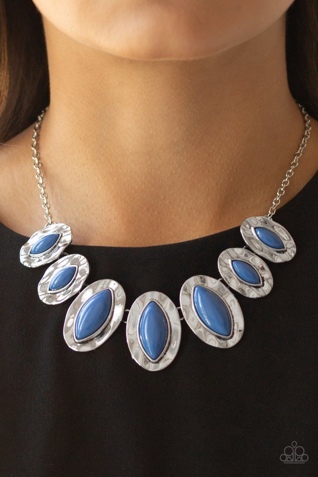 Terra Color - Blue - Paparazzi Necklace Image