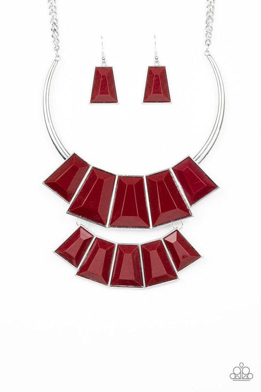 Paparazzi Necklace ~ Lions, TIGRESS, and Bears - Red