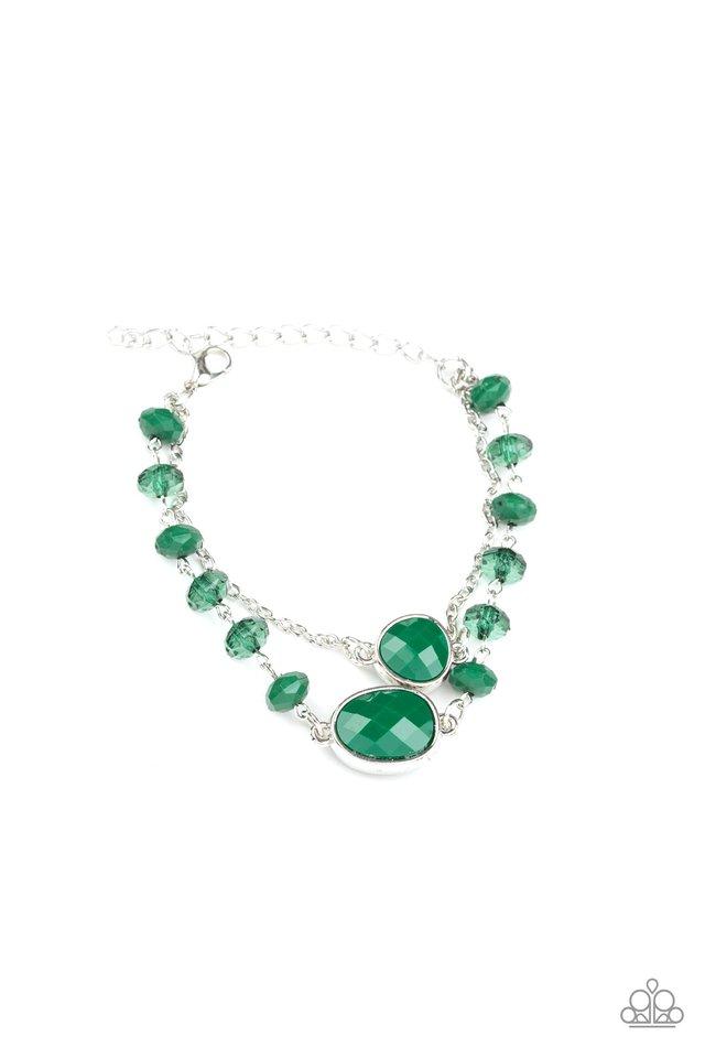 Paparazzi Bracelet ~ Crowd Pleaser - Green