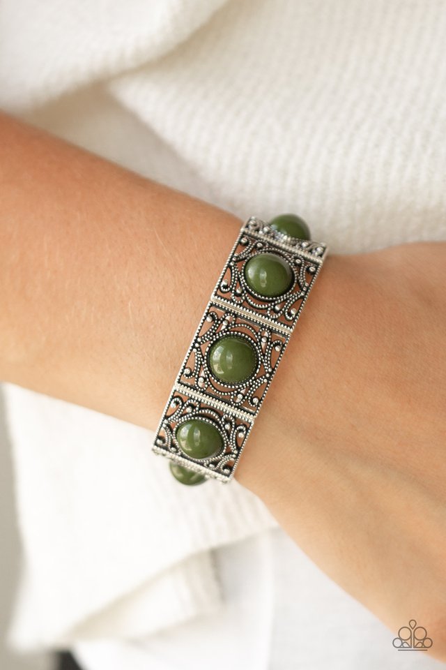 Victorian Dream - Green - Paparazzi Bracelet Image