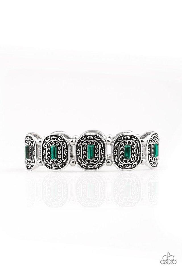 Paparazzi Bracelet ~ Hidden Fortune - Green