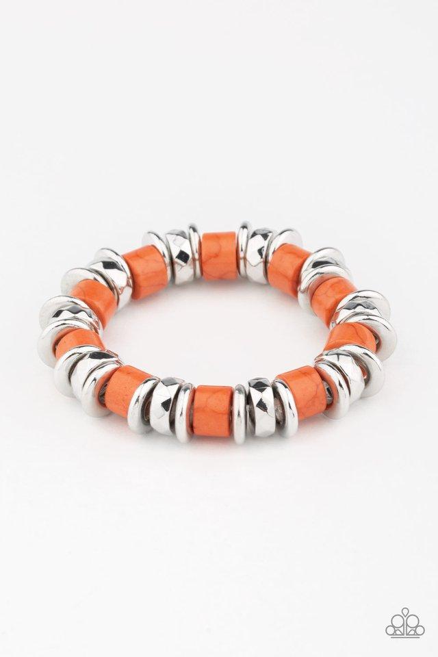 Paparazzi Bracelet ~ Sonoran Stonehenge - Orange
