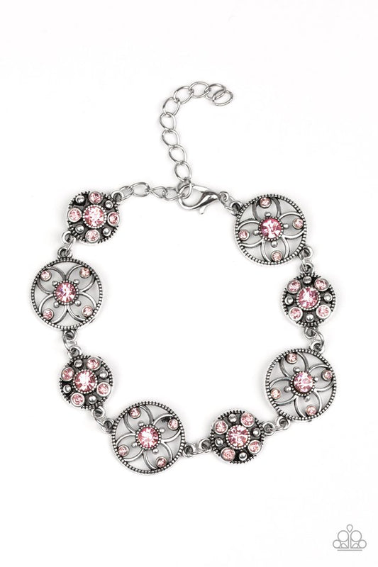 Flowery Fashion - Pink - Paparazzi Bracelet Image