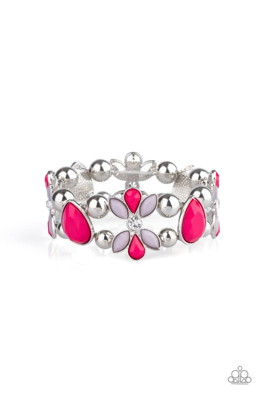 Fabulously Flourishing - Pink - Paparazzi Bracelet Image