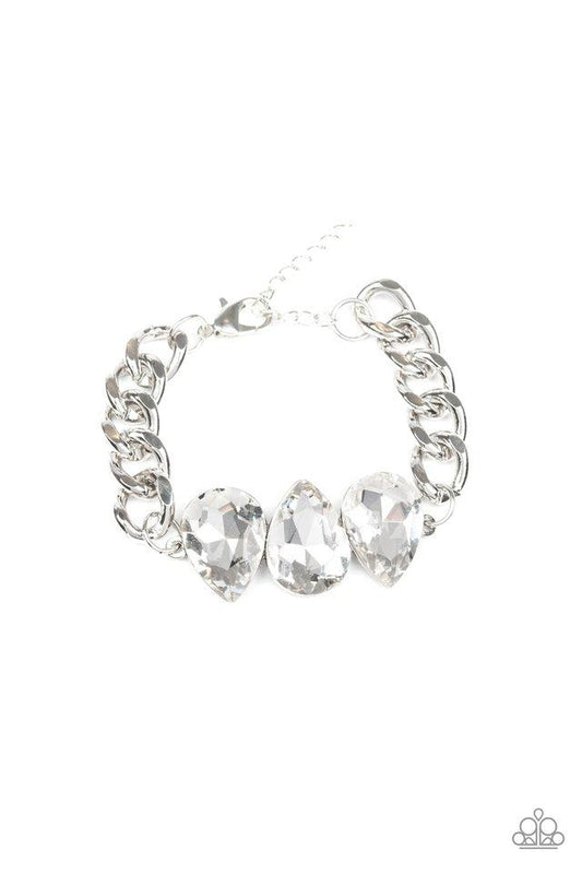 Paparazzi Bracelet ~ Bring Your Own Bling - White