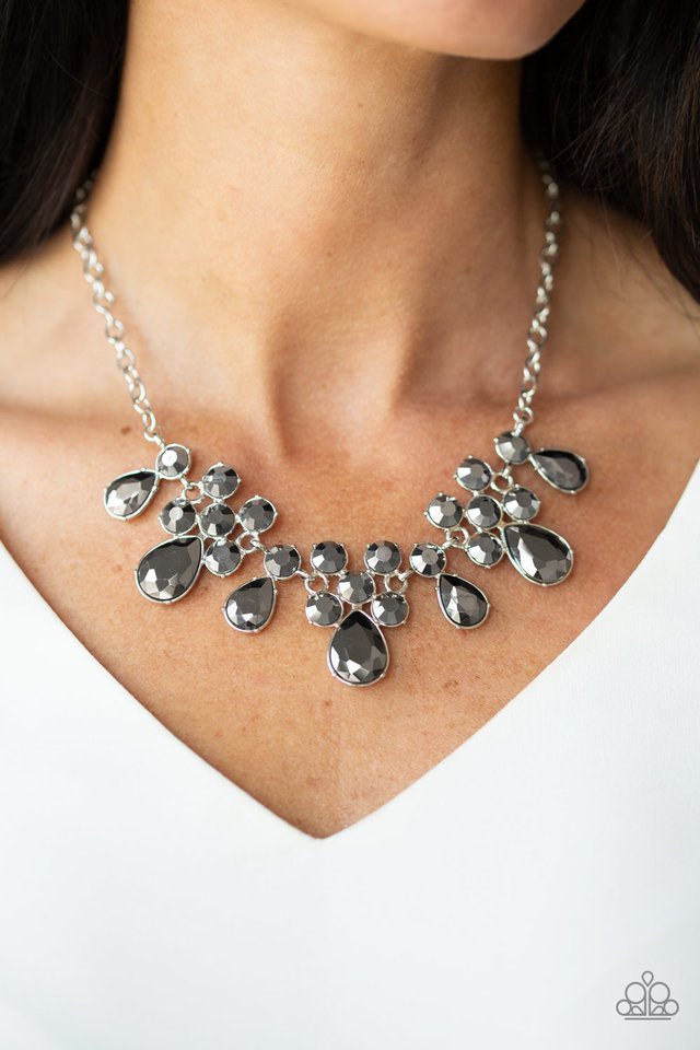 Debutante Drama - Silver - Paparazzi Necklace Image