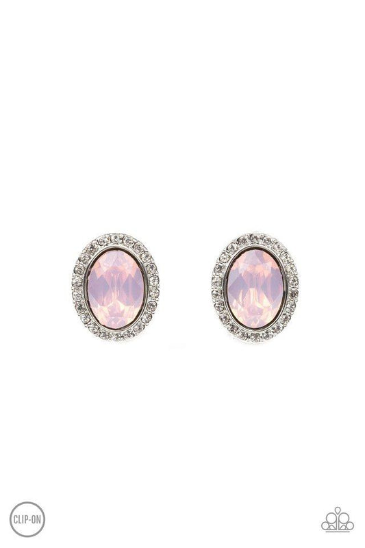 Paparazzi Earring ~ Have A GLOW At It! - Pink