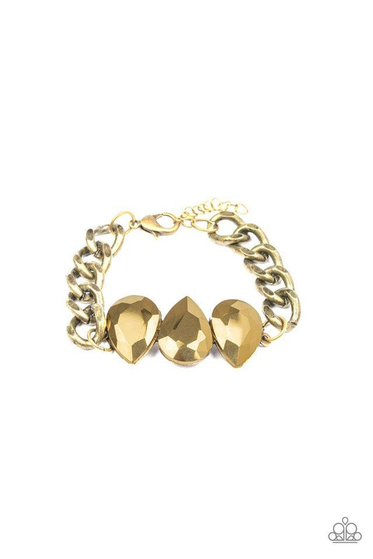 Paparazzi Bracelet ~ Bring Your Own Bling - Brass