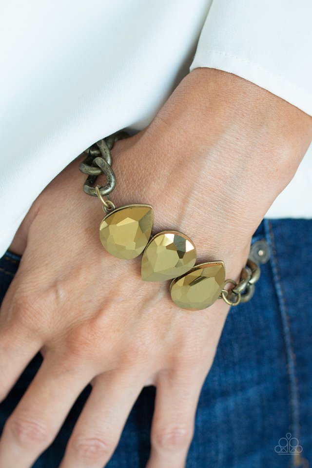 Bring Your Own Bling - Brass - Paparazzi Bracelet Image