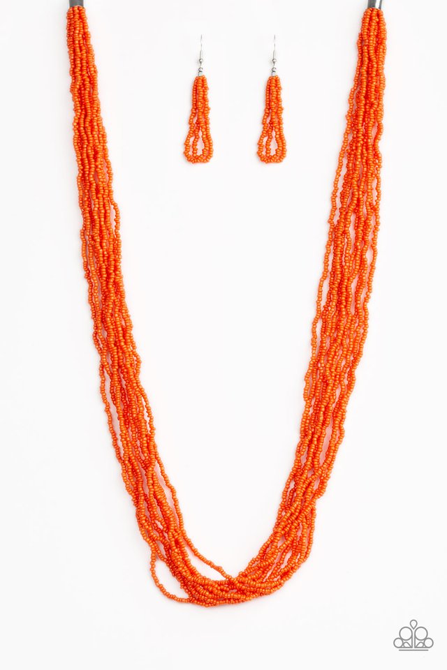 Congo Colada - Orange - Paparazzi Necklace Image