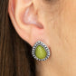 Boldly Beaded - Green - Paparazzi Earring Image