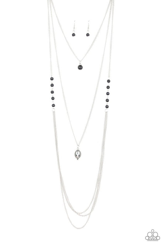The Pony Express - Black - Paparazzi Necklace Image
