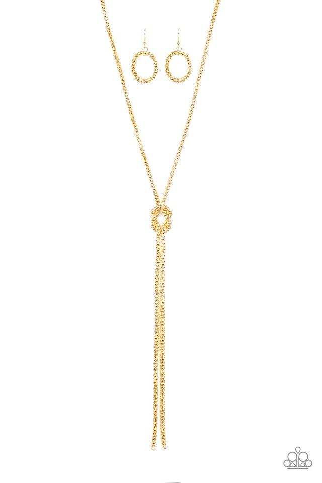 Paparazzi Necklace ~ Born Ready - Gold