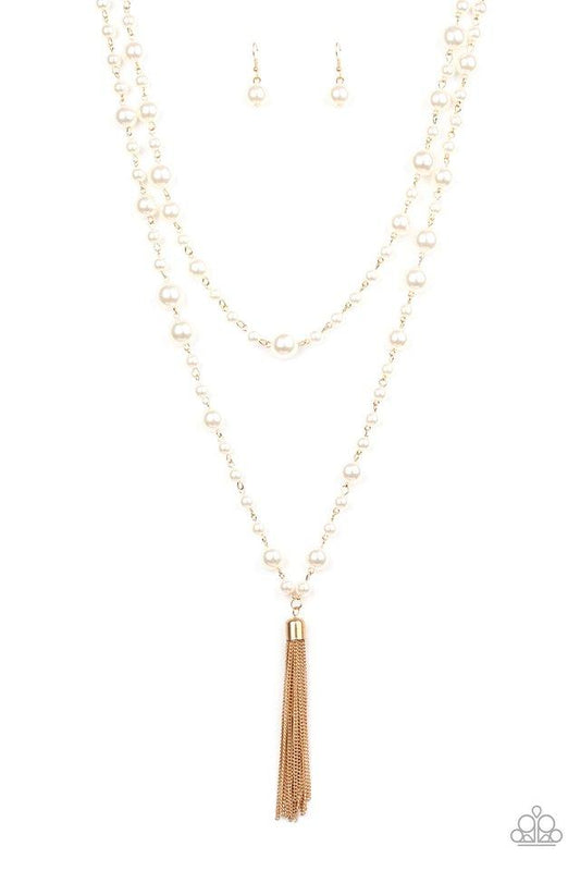 Paparazzi Necklace ~ Social Hour - Gold