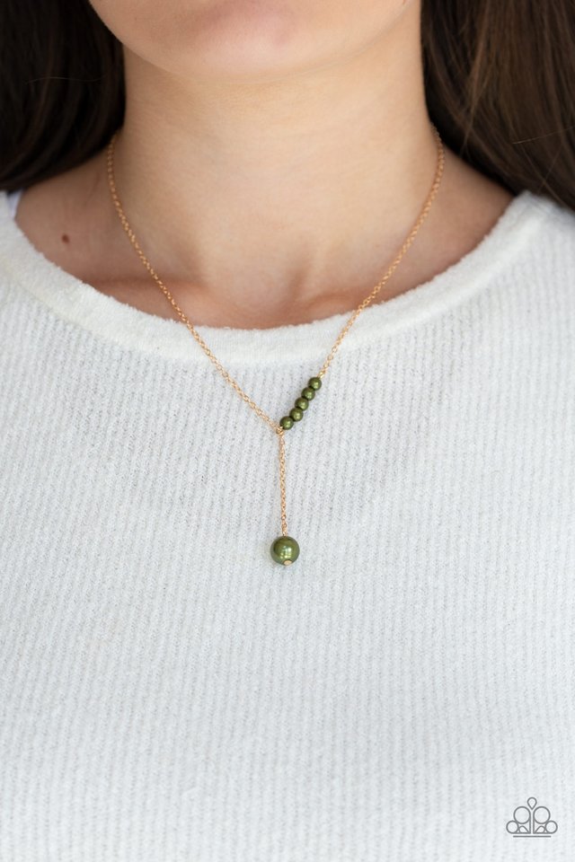Timeless Taste - Green - Paparazzi Necklace Image